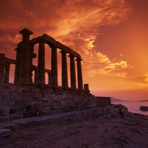 Cape Sounion sunset