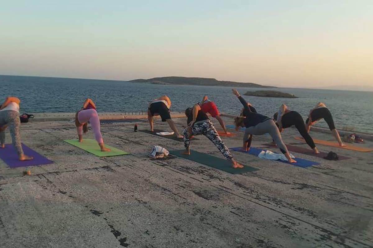 Yoga Holiday Session In Greece