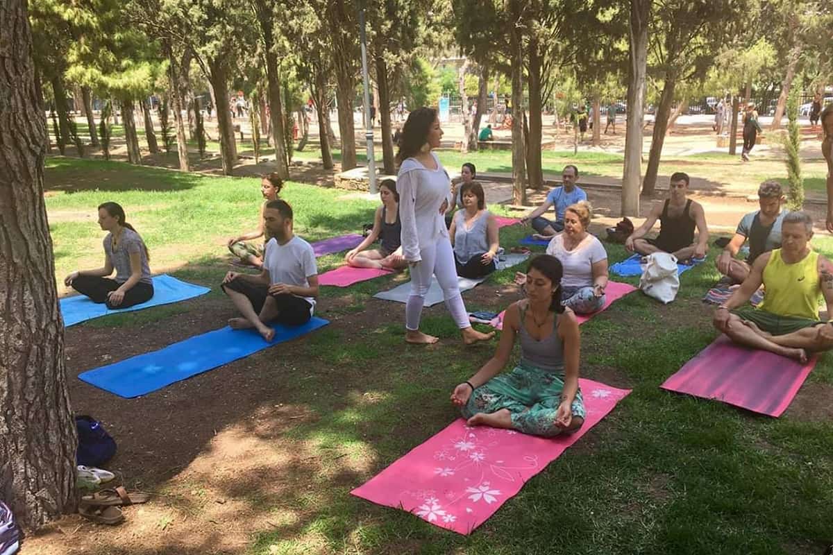 Yoga Holiday Session In Greece