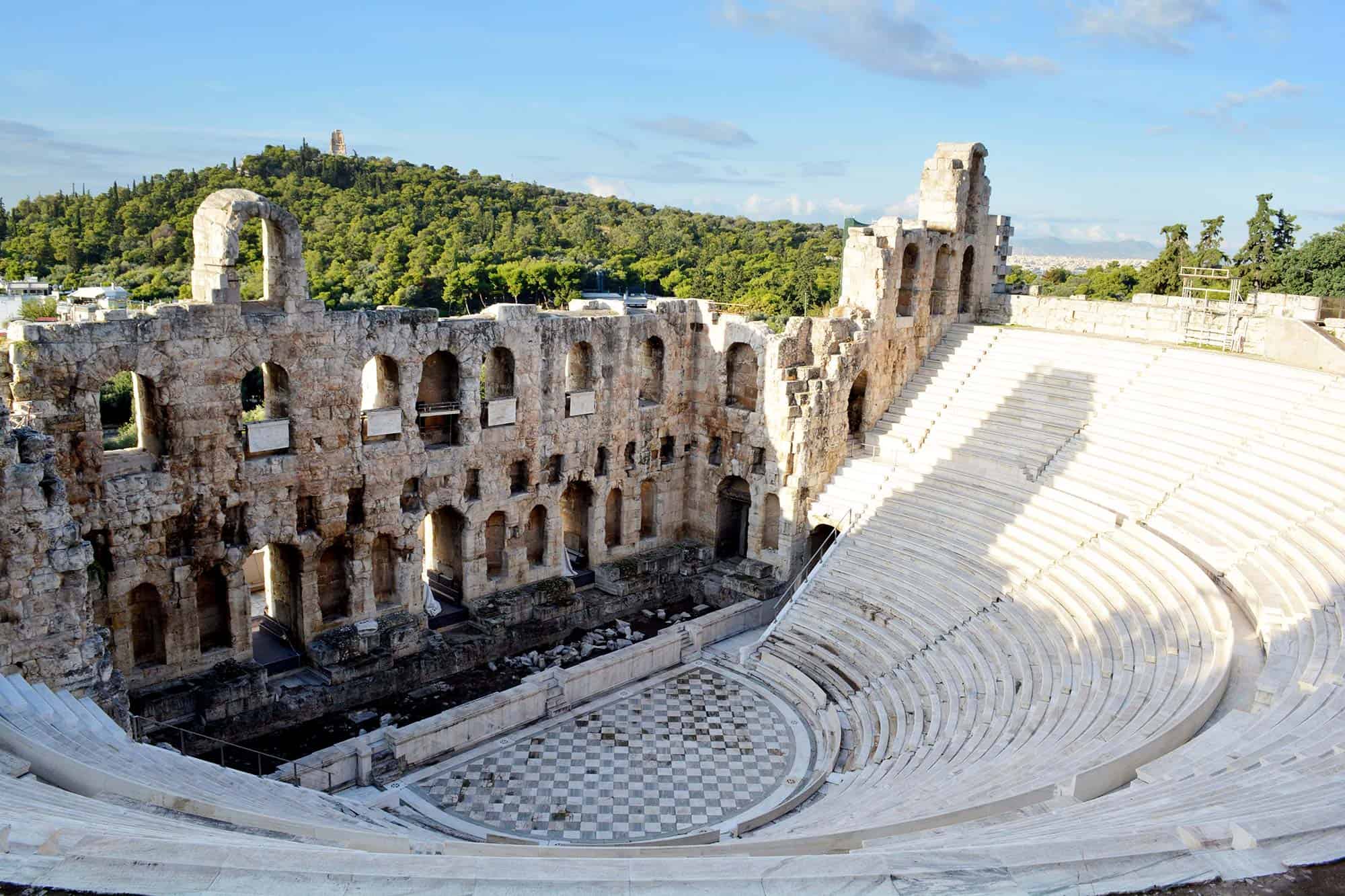 Ancient Theater Acropolis Athens