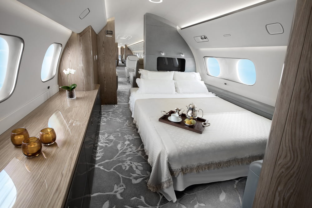 Private Jet Bedroom