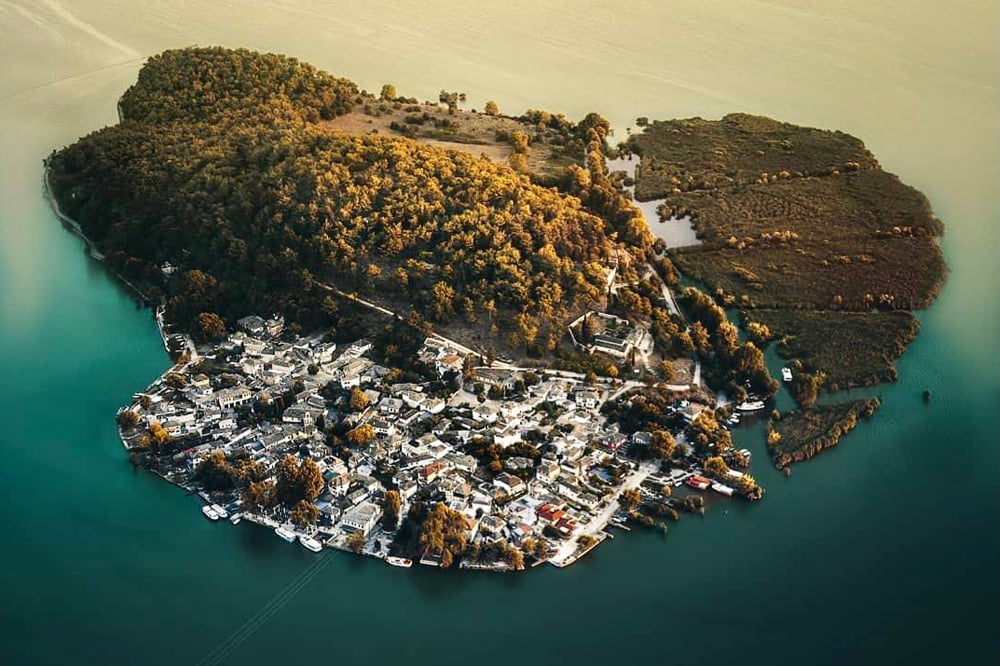 Island at Lake of Ioannina